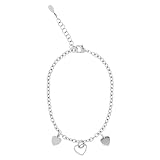 316L Stainless Steel Anklet With Hearts