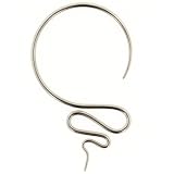 One Stainless Steel Snake: 12g (SOLD INDIVIDUALLY. ORDER TWO FOR A PAIR.)
