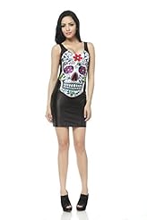 Sexy Strapless Polyester/Spandex Corset   Waistline Sheath General Print Mini Dress  with a Brush/Sweep Train 