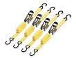 4-pc. Ratchet Tie DownS 1" x 15'