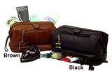 Leather Toiletry Bag Brown