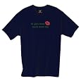 "bi girls have much more fun " -- 100% Cotton Tee with funny Bad Girls Finish First Joke Design in over 30 color choices