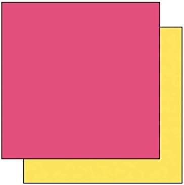 Echo Park Paper CLCS12-64017 Capture Life Double-Sided Cardstock 12 in. x 12 in.-Pink-Yellow - Pack of 25