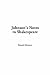 Book Johnson's Notes To Shakespeare