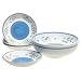 Caleca Blue Garland 5-Piece Pasta Serving Set, Service for 4