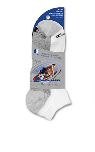 Buy Champion Mens High Performance Low-cut Sport Socks 2-Pack Hosiery