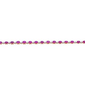 14K Gold 6.5cttw Diamond and Ruby Bracelet Jewelry 7 by FindingKing