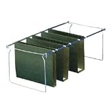 Pendaflex 4152X1 Hanging Box Bottom Folder w/Infopocket, Standard Green, Letter, 1 Cap., 25/box