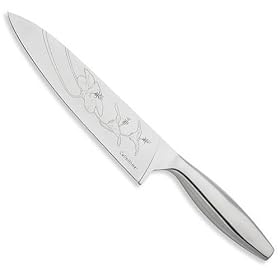 CulinHome Decor Collection 8-Inch Hibiscus Chef's Knife by CulinHome
