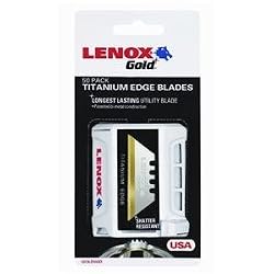 Lenox 20351-GOLD50D Lenox Gold Titanium Edge Utility Knife Blade