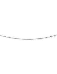 Sterling silver round omega necklace 1.5mm, 16 inch