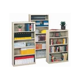 Welded Steel Bookcase 66H - Light Gray by Tennsco