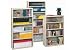Welded Steel Bookcase 78"H - Sand