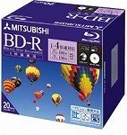 ｜BDーR 1回録画用 130分 X4 20P