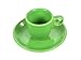 Fiestaware Shamrock 807 After-Dinner Cup and Saucer Set