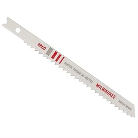 Milwaukee 48-42-0850 4-Inch, 8 Teeth per Inch, Bi-Metal Jig Saw Blades, 5-pack by Milwaukee