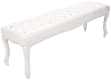 Kare 74342 Bank Opulent Shining 43 x 133 x 38, wei&szlig;