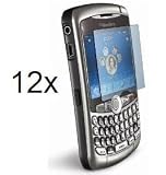 Premium Reusable LCD Screen Protectors 12 Pack for Blackberry Curve 8300