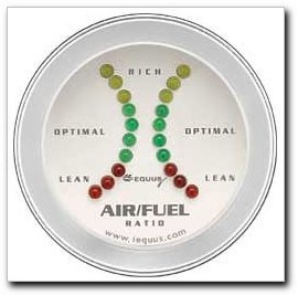 Performance 2 White Face Air / Fuel Ratio Gauge