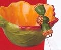 Boston Warehouse Leaf Dip Bowl with Spreader