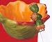Boston Warehouse Leaf Dip Bowl with Spreader