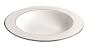 Lenox Continental Dining Platinum 9-Inch Platinum-Banded Fine China Pasta/Rim Soup Bowl, Set of 4