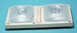 12 Volt Interior Ceiling Light - Optic Lens (Double)