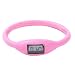 Pink Silicone Rubber Water-Resistant Ionic Sports Watch with Tourmaline
