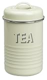 Typhoon Vintage Kitchen Tea Caddy, Cream