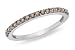 1/4 Carat Chocolate Diamond 14K White Gold Ring w/Black Rhodium Accents