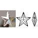 20mm Swarovski Strass AB Star Crystal Prisms #6714-20