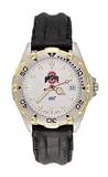 Ohio State Buckeyes All Star Mens Leather Watch