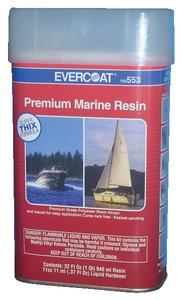 Fibre Glass-Evercoat Co Premium Marine Resin Quart