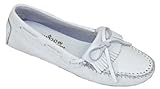 Women's Minnetonka Moccasins, 594, White