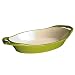 Lodge Enamel on Cast Iron 2-Quart Oval Casserole, Apple Green