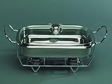 Outset Rectangular Stainless Steel Chafing Dish 4.2-qt.