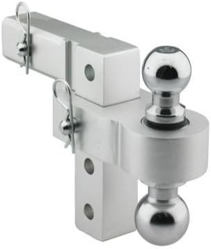 Trailer Valet TVDH Adjustable Aluminum Drop Hitch (1-7/8" and 2" ball)