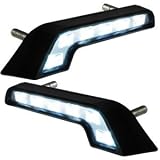 Produkt-Bild: 12 SMD LED DRL Tagfahrleuchten Tagfahrlicht TFL je 6 LEDs wei&szlig; Wasserdicht Beleuchtung Lampe Universal