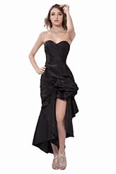 Girls Lace-Up Taffeta Summer Evening Dress/Homecoming Dress/Bridesmaid Dress/Prom Dress/Wedding Party Dress 