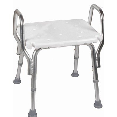 Shower Chair with Arms and No Back Rest