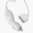 Car Charger for the Apple iPod Nano 3G, iPod Classic, iPod Touch 1G, iPhone 1G, iPod 3G 4G 5G Video, Mini, iPod Photo, and iPod Nano 1G 2G models Color White