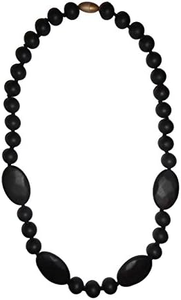 MamaBeads Silicone Teething Nursing Necklace Emma (Black)