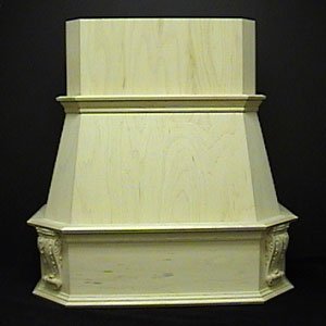 Fujioh FDWHVK36C Cherry Victorian Wood 36\” Wood Victorian Wood Wall Mounted Range Hood – Blower Not