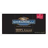 Ghirardelli Chocolate 100% Cacao Unsweetened Baking Bar, 4 oz.
