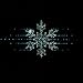 Women's Sweatshirt : Rhinestone Snowflake - Christmas