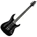 Schecter C1EX Black Jack Baritone Electric Guitar (Black)