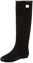 Däv Festival luxury D-FE SP13, Damen Gummistiefel, Schwarz (solid matt black SO900), EU 37 (US 7)