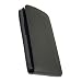 Black Vertical Clip on Flip Case for HTC HD2