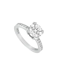 Diamond Engagement Ring : Platinum - 1.00 Ct Diamonds by FineJewelryVault