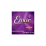 Elixir(エリクサー) アコースティックギター弦(.012-.056) アンチ・ラストAnti-Rust NANOWEB Light-Medium 11077